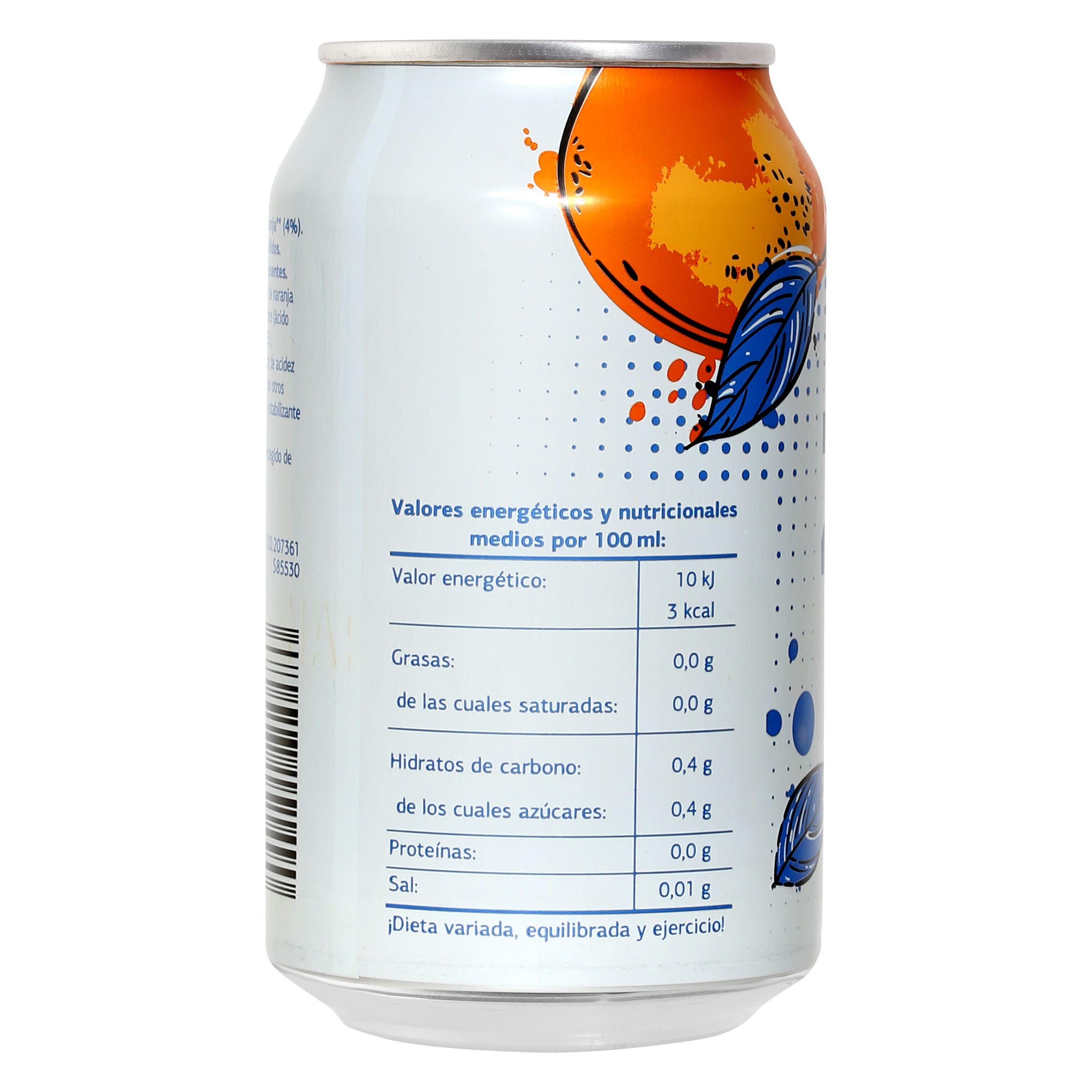 Refresco de naranja zero Dia Upss 330 ml