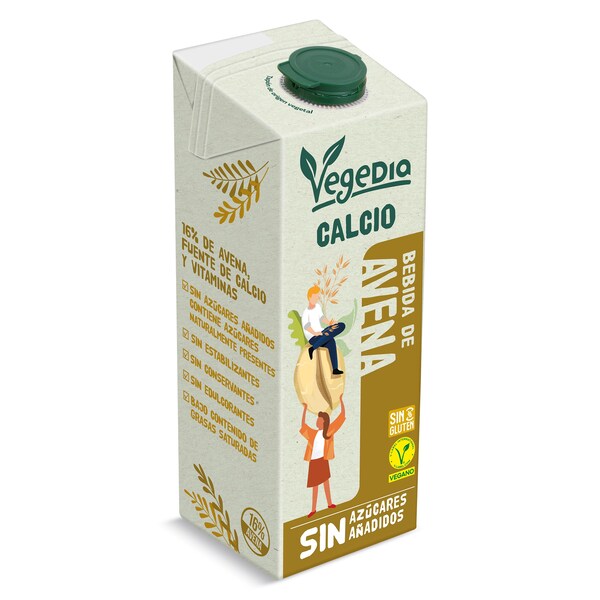 Bebida de Avena con Calcio Dia Vegedia Envase 1 L.