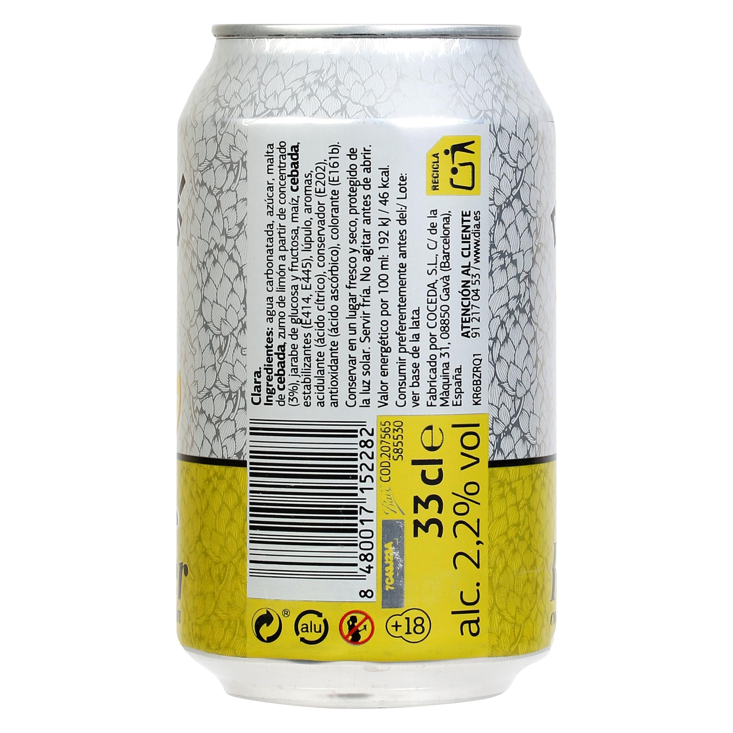Cerveza radler Dia Ramblers 33 cl