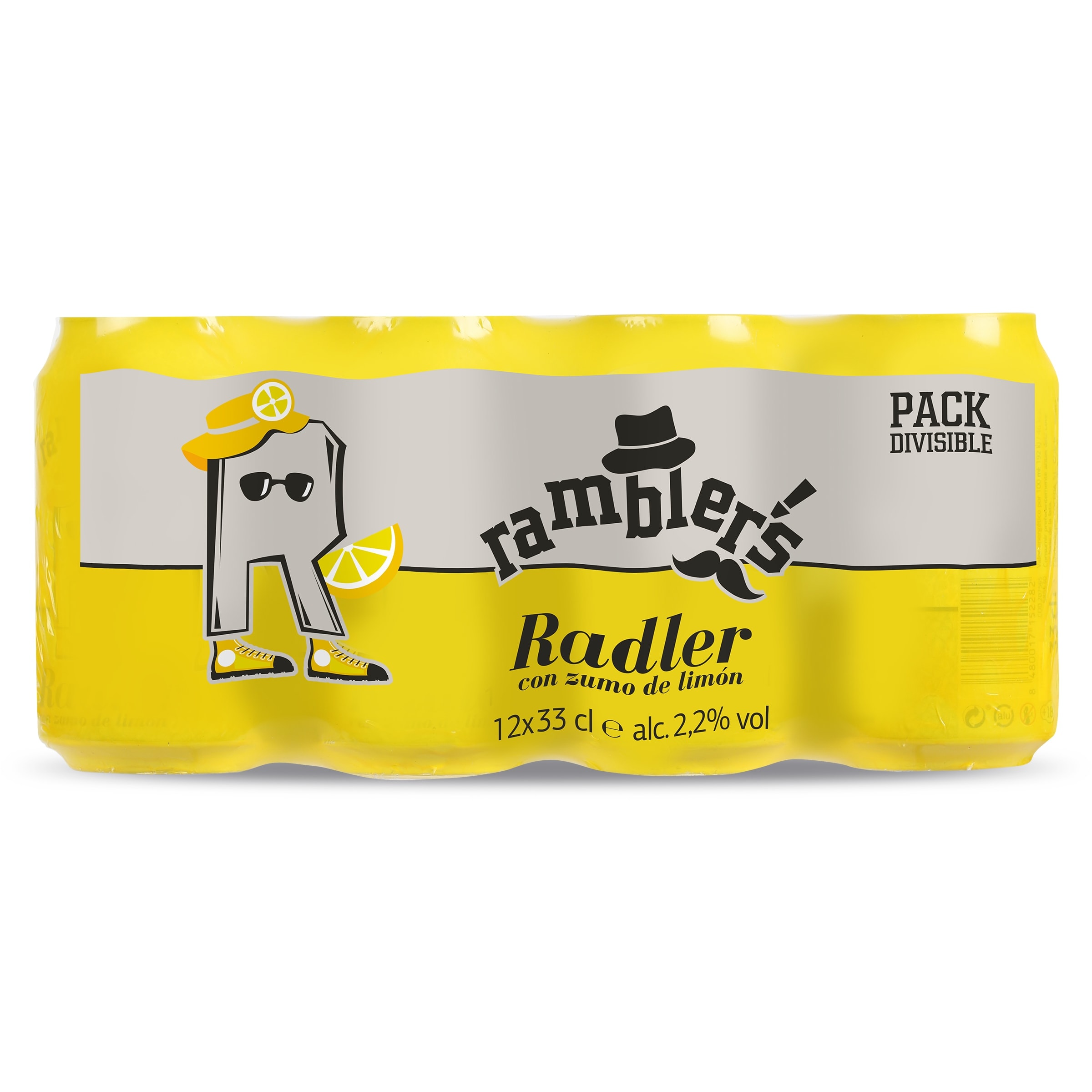 Cerveza radler Dia Ramblers pack 12 x 33 cl