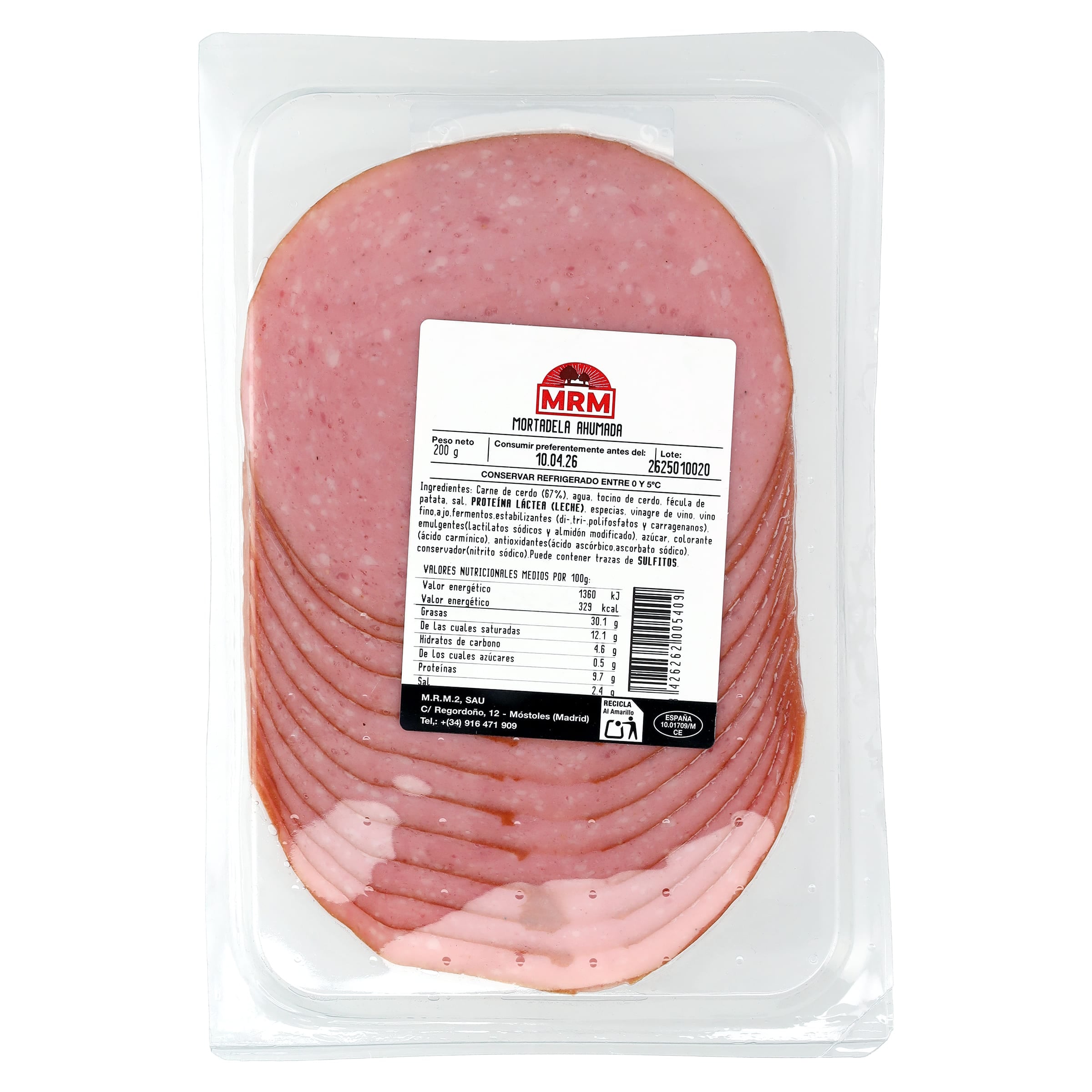 Mortadela ahumada Mrm 200 g