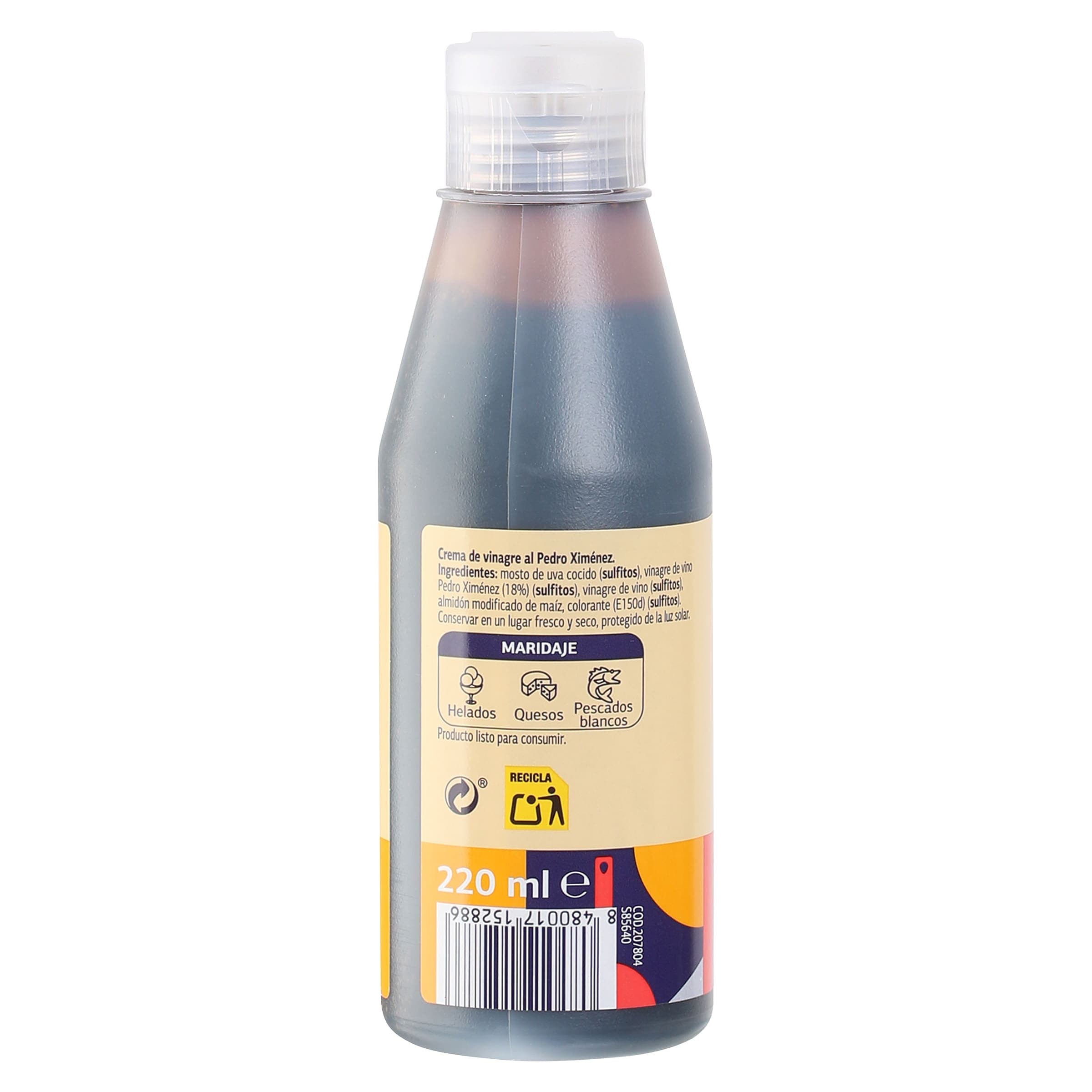 Crema de vinagre con Pedro Ximénez Aliña tu Dia 220 ml