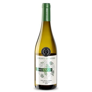 Vino blanco chardonnay D.O. Castilla Señorío de Ayerbe 75 cl