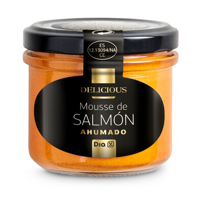 Mousse de salmón ahumado Dia Delicious frasco 110 g-0 Mousse de salmón ahumado Dia Delicious frasco 110 g-0