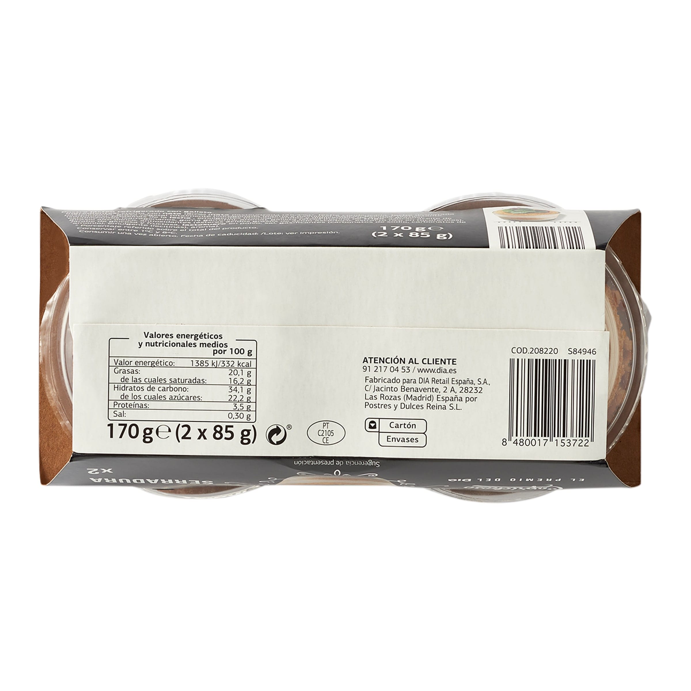 Serradura Dia Caprichoso 2 x 85 g