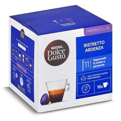 Café en cápsulas ristretto Nescafé Dolce Gusto caja 16 unidades-0