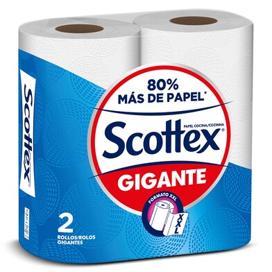 Papel de cocina gigante Scottex bolsa 2 unidades-0