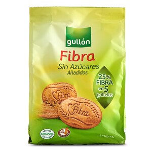 galletas con fibra sin azucares 240 g