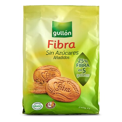 Galletas con fibra sin azúcares Diet fibra bolsa 240 g-0