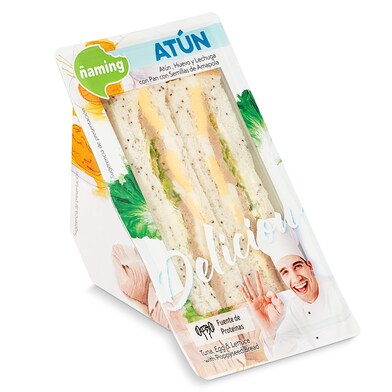 Sándwich con atún Ñaming bandeja 200 g-0 Sándwich con atún Ñaming bandeja 200 g-0