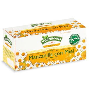 manzanilla con miel 25 unidades