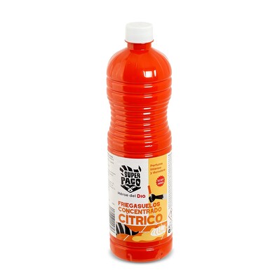 Friegasuelos concentrado cítrico Super Paco de Dia botella 1 l-0 Friegasuelos concentrado cítrico Super Paco de Dia botella 1 l-0