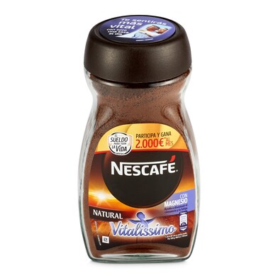 Café soluble natural con magnesio Nescafé Vitalíssimo frasco 200 g-0