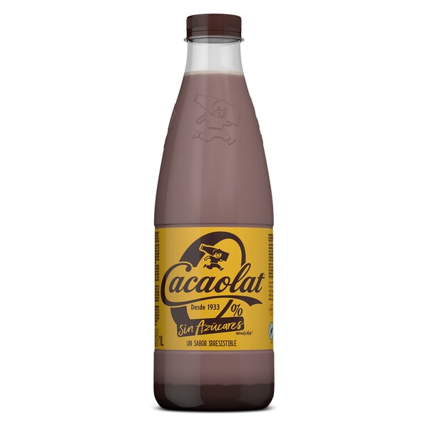 Batido de Chocolate 0% Mg Cacaolat Botella 1 L.