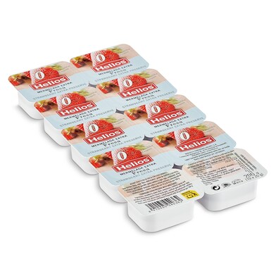 Mermelada de fresa 0% azúcares añadidos Helios pack 10 x 25 g-0