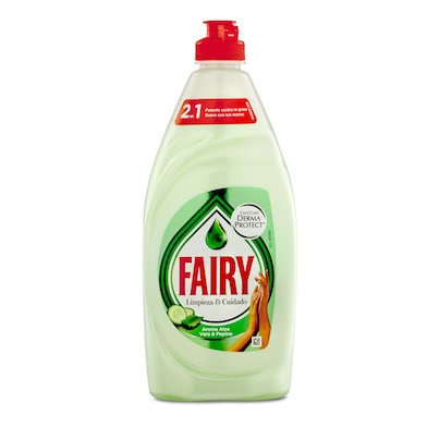 Lavavajillas mano concentrado aloe vera Fairy botella 400 ml-0