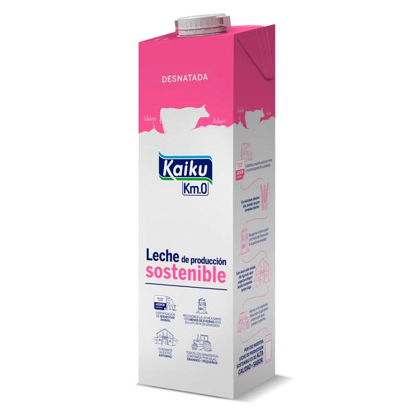 Leche Desnatada Kaiku Envase 1 Lt.