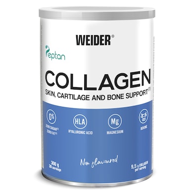 Colágeno con ácido hialurónico y magnesio Weider bote 300 g-0