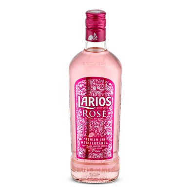 Ginebra sabor fresa Larios Rosé botella 70 cl-0 Ginebra sabor fresa Larios Rosé botella 70 cl-0