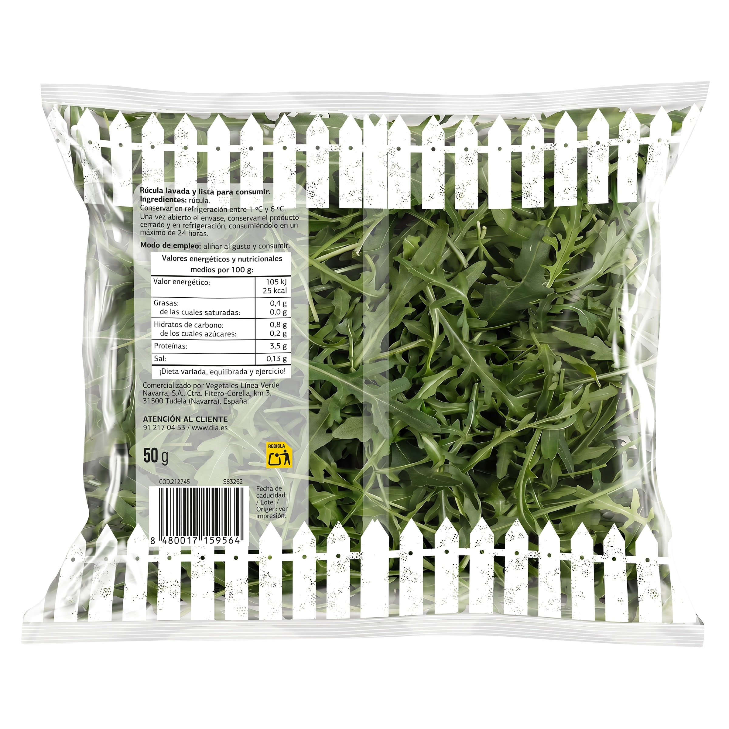 Rúcula Dia Vegecampo 50 g