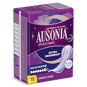 Compresas de incontinencia maxi noche Ausonia bolsa 12 unidades