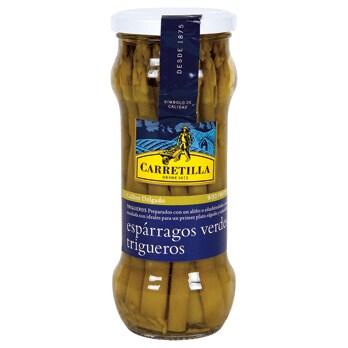 Espárragos verdes Carretilla frasco 195 g-0 Espárragos verdes Carretilla frasco 195 g-0