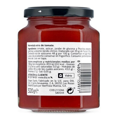 Mermelada de tomate extra Fruticampo frasco 320 g-1 Mermelada de tomate extra Fruticampo frasco 320 g-1