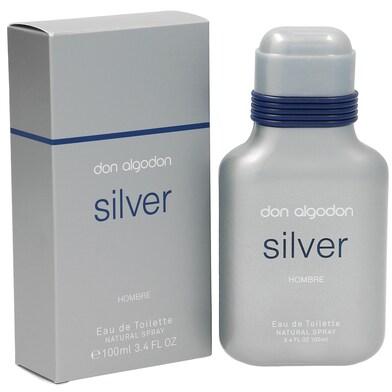 Colonia silver Don algodón frasco 100 ml-0