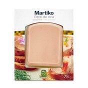 Paté de oca superior Martiko sobre 75 g