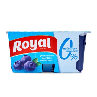 Gelatina de arándanos ROYAL 4 unidades PACK 360 GR-1 Gelatina de arándanos ROYAL 4 unidades PACK 360 GR-1