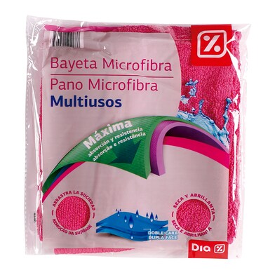 Bayeta microfibra multiusos doble cara Dia bolsa 1 unidad-0 Bayeta microfibra multiusos doble cara Dia bolsa 1 unidad-0