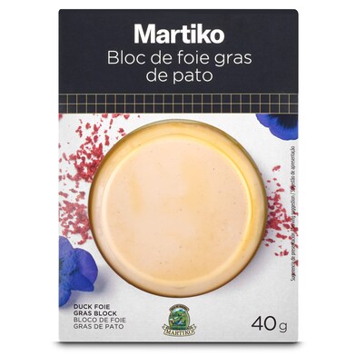 Foie gras de pato Martiko blister 40 g-0 Foie gras de pato Martiko blister 40 g-0