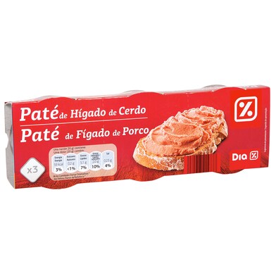 Paté hígado de cerdo Dia lata 3 x 78 g-0