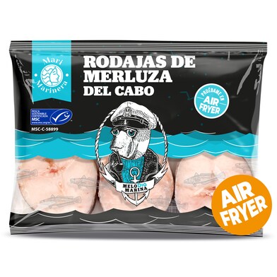 Rodajas de merluza del cabo MSC Mari Marinera de Dia bolsa 550 g-0