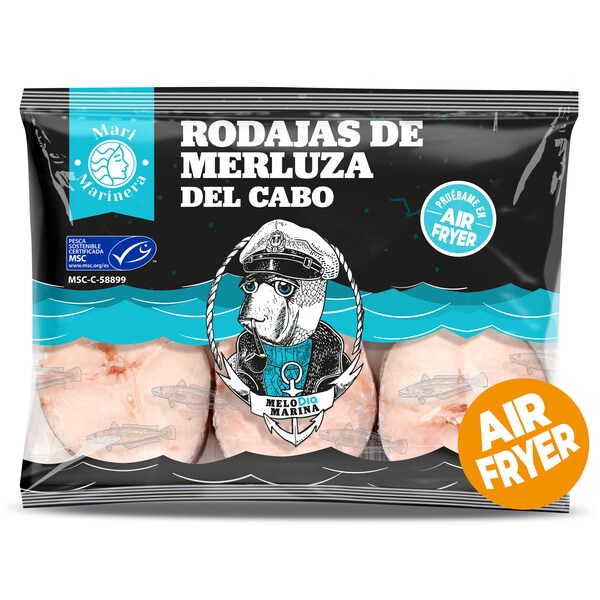 Rodajas de Merluza del Cabo Dia Mari Marinera Bolsa 550 Gr.