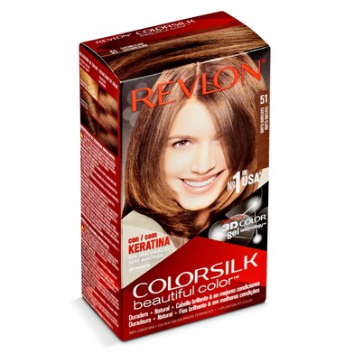 Tinte castaño claro nº51 Colorsilk caja 1 unidad-0 Tinte castaño claro nº51 Colorsilk caja 1 unidad-0