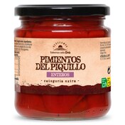 Pimientos del piquillo enteros al natural Vegecampo de Dia frasco 260 g