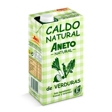 Caldo natural de verduras Aneto brik 1 l-0