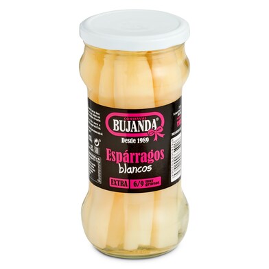 Espárragos blancos extra muy gruesos 6/9 piezas Bujanda caja 325 g-0