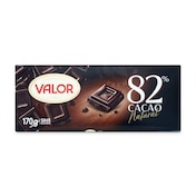 Chocolate negro 82% cacao Valor 170 g