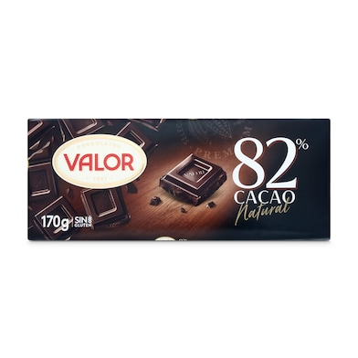 Chocolate negro 82% cacao Valor 170 g-0