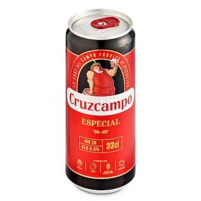 Cerveza especial Cruzcampo lata 33 cl-0