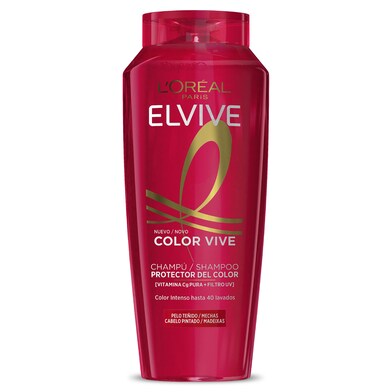 Champú protector del color cabello teñido Elvive botella 380 ml-0