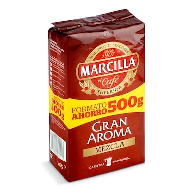 Café molido mezcla gran aroma Marcilla bolsa 500 g-0