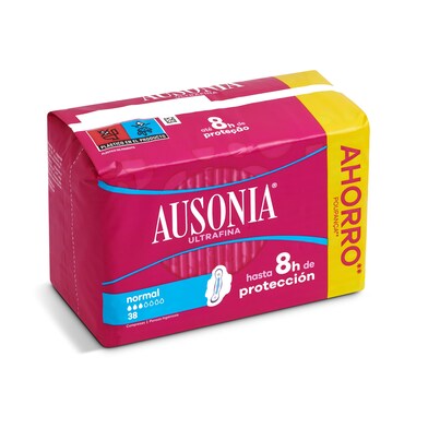 Compresas normal con alas Ausonia bolsa 38 unidades-0 Compresas normal con alas Ausonia bolsa 38 unidades-0