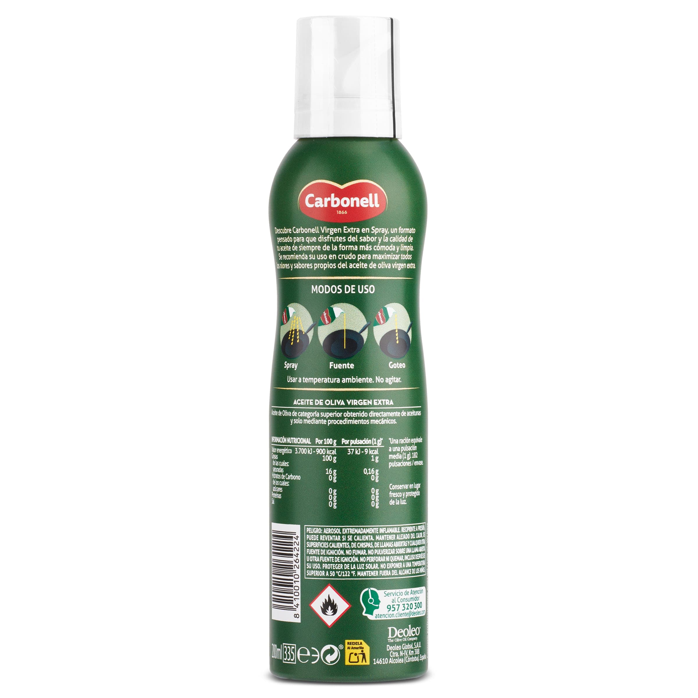 Aceite de oliva virgen extra Carbonell 200 ml