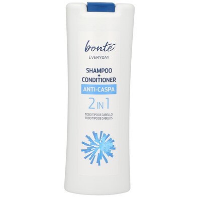 Champú anticaspa dos en uno todo tipo de cabellos Bonté Everyday de Dia botella 500 ml-0 Champú anticaspa dos en uno todo tipo de cabellos Bonté Everyday de Dia botella 500 ml-0