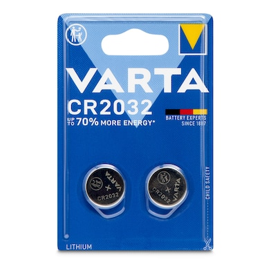 Pila botón cr2032 Varta blister 2 unidades-0
