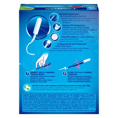Tampón super Tampax caja 24 unidades-1 Tampón super Tampax caja 24 unidades-1