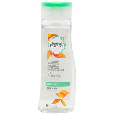 Champú detox volumen naranja y menta Herbal Essences botella 400 ml-0